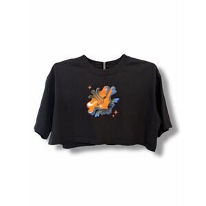 Jordan Artist Series Jordan Moss Super Cropped Graphic Tee Black Women’s Large